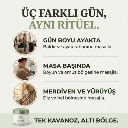 Glenov™ Doğal Magnezyum Masaj Kremi