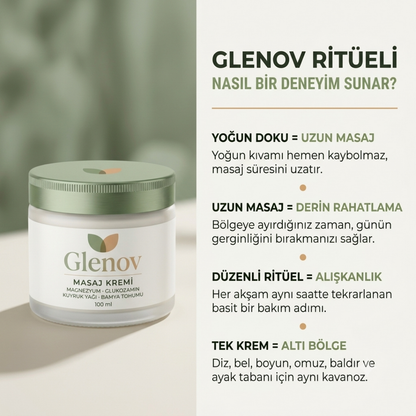 Glenov™ Doğal Magnezyum Masaj Kremi