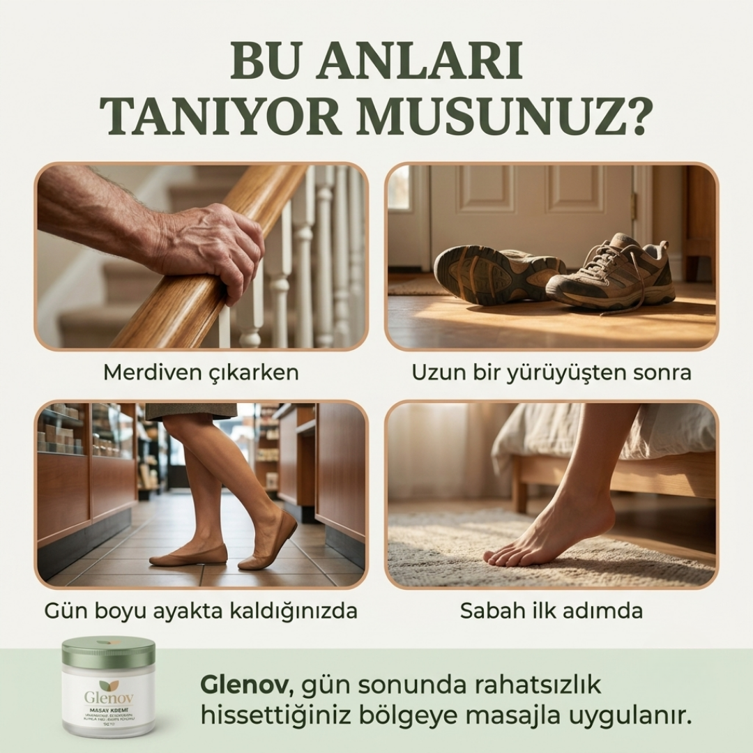 Glenov™ Doğal Magnezyum Masaj Kremi